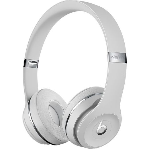 Beats Solo3 On-Ear Wireless Bluetooth Headphones - Satin Silver